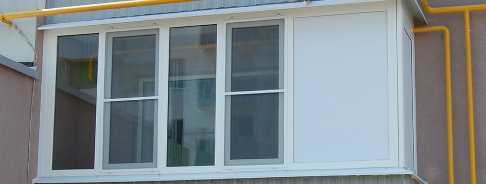 Установка пластиковых окон на балконе